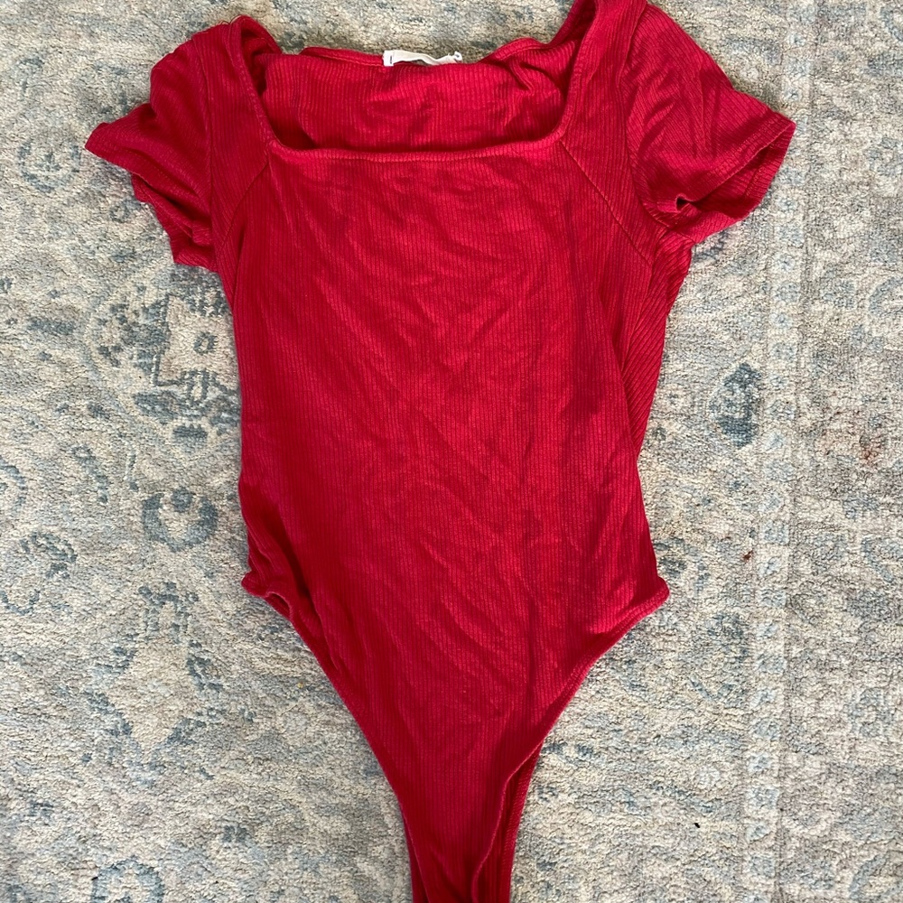 Red Body Suit